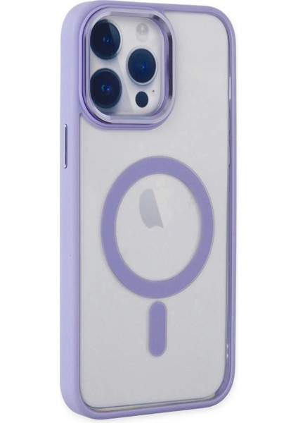 iPhone 14 Pro Kılıf Room Magneticsafe Silikon - Lila