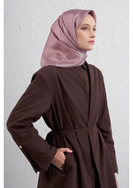 Klasik Desen Twill Ipek Eşarp -2025/2026 -94372D modelleri