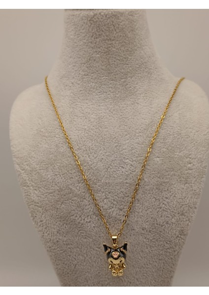 Çelik Kuromı Kolye Küçük Gold fiyatları