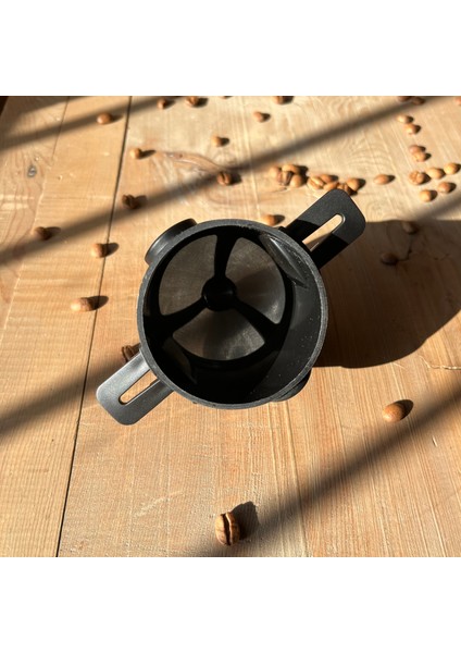 Katlanabilir Kahve Demleme Aparatı – Kağıtsız Filtreli Paslanmaz Çelik Tek Kişilik Kahve Demleyici | Portatif Kamp ve Ofis Pour-Over Ekipmanı -Tanto Bushcraft