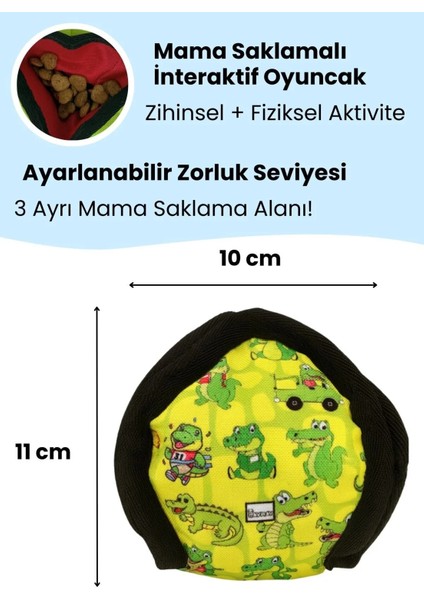 Lotus Timsah Interaktif Oyun Seti – Peluş Timsah Hışırtılı Sesli Köpek Oyuncağı + Lotus Mama Saklama Koklama Topu Zeka ve Aktivite Oyuncağı fırsatları