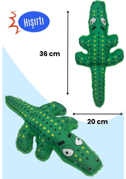Lotus Timsah Interaktif Oyun Seti – Peluş Timsah Hışırtılı Sesli Köpek Oyuncağı + Lotus Mama Saklama Koklama Topu Zeka ve Aktivite Oyuncağı