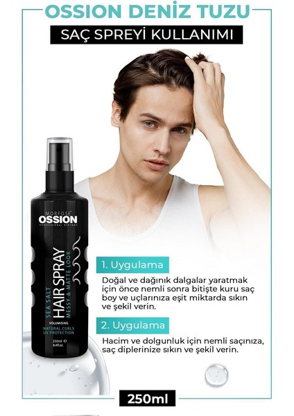 Ossıon Deniz Tuzu Saç Spreyi 250ML modelleri