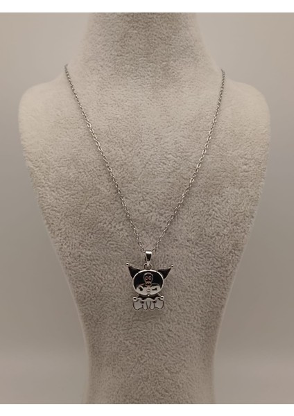 Çelik Kuromı Kolye Sılver