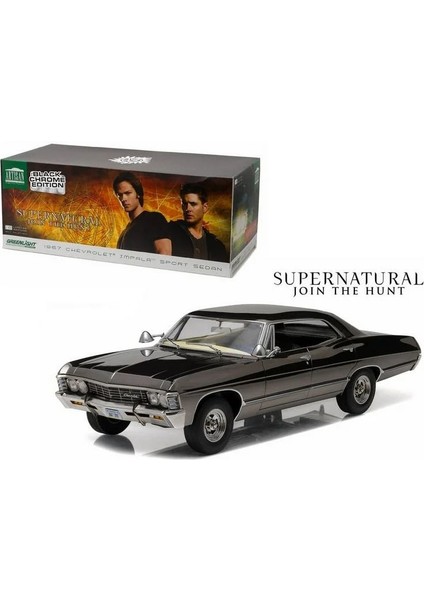 Artisan 1:18 – Supernatural “join The Hunt” 1967 Chevrolet Impala Synoverse Kitap Hediyeli modelleri