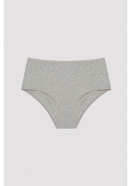 Soft Color 3lü Yüksek Bel Çok Renkli Slip Külot