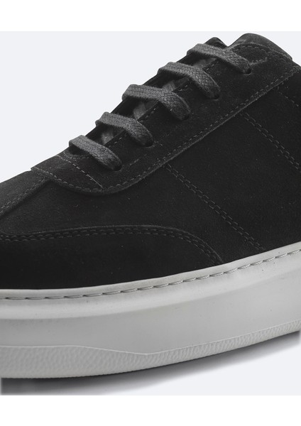 Erkek Siyah %100 Süet Esnek Taban Hafif Casual Ayakkabı B008002