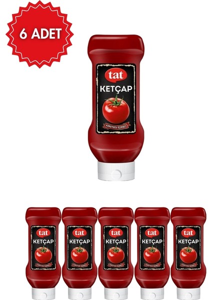 Ketçap 650 g x 6 Adet | Domates Sosu | Yemek ve Atıştırmalıkların Yanı için