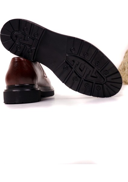 Taba Erkek Hakiki Deri Günlük Ayakkabı 034.2525