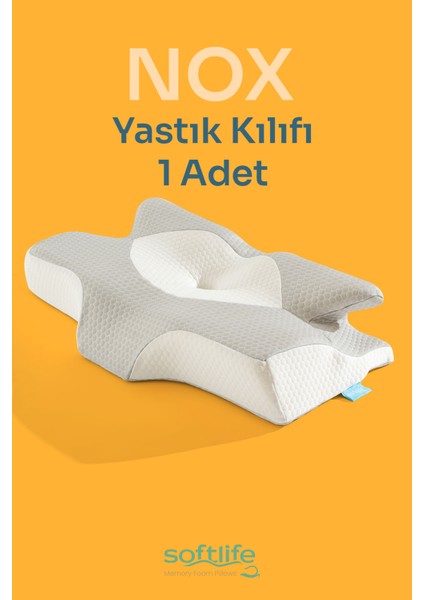 Nox Yastık Kılıfı Visco Yastık Kılıfı 1 Adet 64X38X12,5 cm