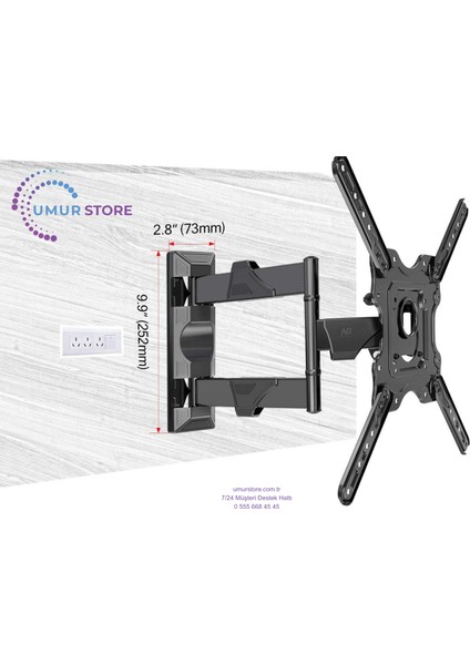 55Q60C 4K Ultra Hd 55" 140 Ekran Uyumlu LCD LED Tv Hareketli Duvar Askı Aparatı fiyatları