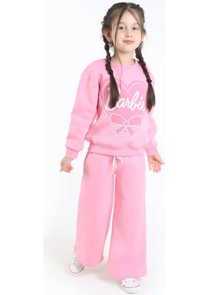 Kız Çocuk Kalın Şardonlu Eşofman Takım