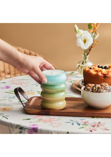 Micheal Cam Latte Bardağı 500 ml Yeşil fiyatları