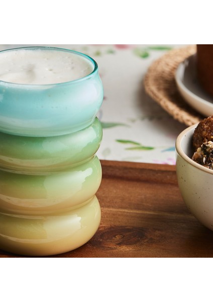 Micheal Cam Latte Bardağı 500 ml Yeşil indirimleri