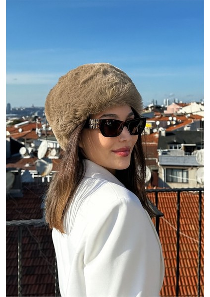 Kadın Suni Kürk Rus Slav Kalpak Şapka NBAKS004 fiyatları