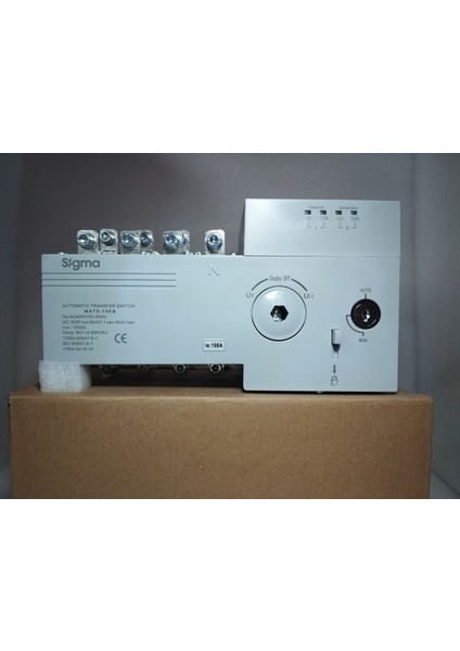 MATS100-B 100A Motorlu Transfer Şalteri-4p (Üç Faz Kontrol)