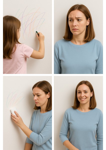 Mucize Sünger Sihirli Magic Sponge Sünger 5 Adet Büyük Boy Kirli Inatçı Leke Çıkarıcı