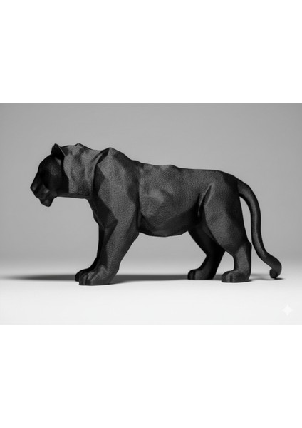 Asil Kaplan Figürü (14X8 Cm) - Pla 3D Baskı Dekoratif Obje modelleri