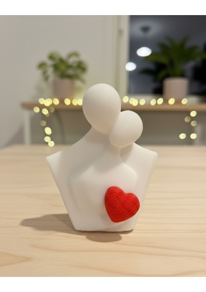 Sonsuz Kucaklaşma - Modern Tasarım 3D Baskı Sevgi Heykeli (20 Cm) fiyatları