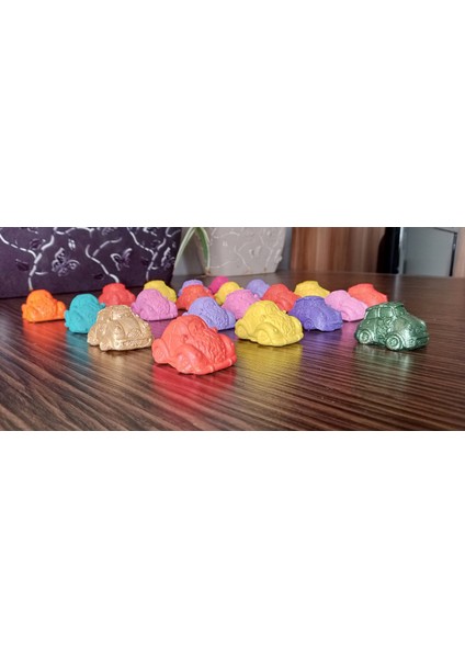 Minyatür Araba Figürlü Dekor Ürünü Babyshower ve Yeni Doğum Hediyesi