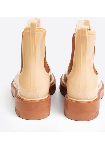 Kadın Parlak Chelsea Yağmur Botu –kalın Taban Bot modelleri