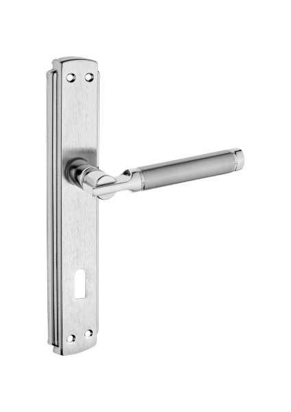 Can Kol Aynalı Nikel Saten Oda Kapı Kolu