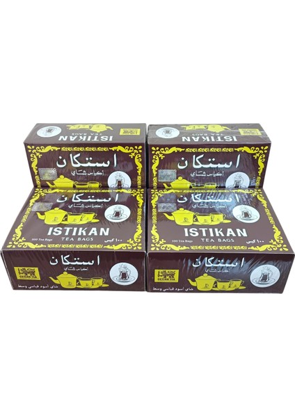 Istikan Tea Bags 4 Paket 100 Adetlik Sallama Çay ( %100 Orijinal Seylan Tea ) fiyatları