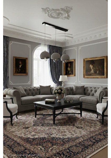 Beton Görünümlü Iskandinaw & Bohem Tarzı Uzun 3 Lü Şık Tasarı Sarkıt Avize (Ampul Hediyeli) fırsatları