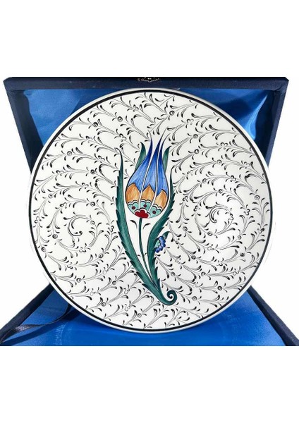 Vıp Lale Desenli Iznik Tabak – Elit Hediyelik Seçim