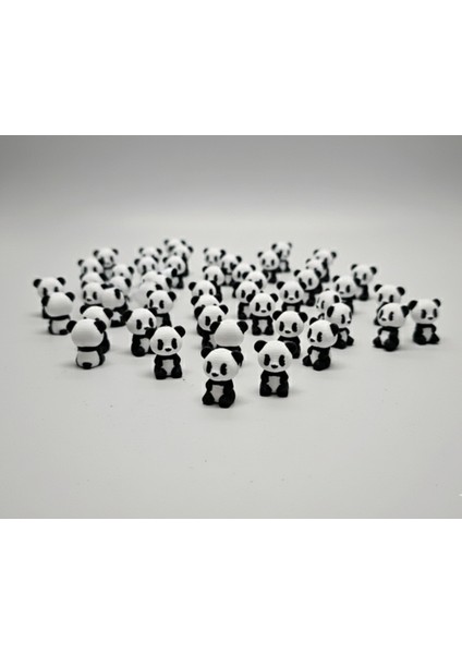 Panda Army - Sevimli 12'li 3D Baskı Panda Seti fırsatları