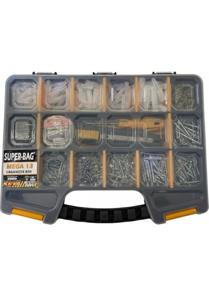 15 Bölmeli Vida Tornavida Maket Bıçağı Bant Seti fiyatları