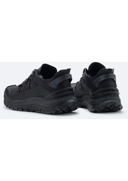 Erkek Siyah %100 Kauçuk Taban Su Itici Sneaker Ayakkabı A42y8011
