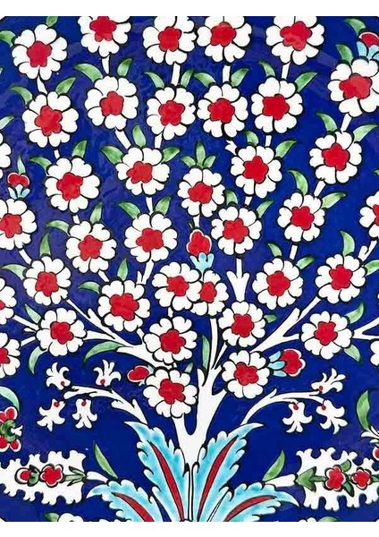 Lacivert Hayat Ağacı Iznik Çini Tabak – Yurtdışı Misafir ve Protokol Hediyesi fiyatları
