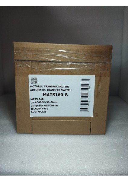MATS160-B 160A Motorlu Transfer Şalteri-4p (Üç Faz Kontrol). indirimleri