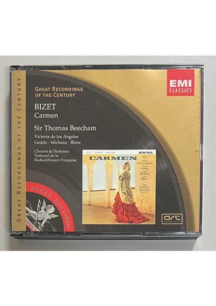Bizet Carmen Great Recordings Of The Century 3 CD Set Kitapçık Mevcuttur (Orijinal 2000 Dönem Baskı Cd) fiyatları