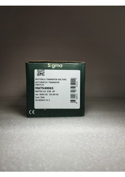 MATS40063 63A Motorlu Transfer Şalteri-4p (Üç Faz Kontrol)