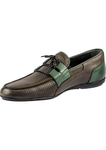 Bağcıksız Yeşil Nubuk Erkek Günlük Ayakkabı 9032 639 755 modelleri