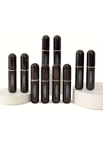 Mini Seyahat Parfüm Dolumlu Atomizer, Taşınabilir Parfüm Sprey Şişesi 5 ml (2 Adet)