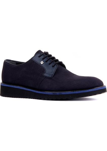 Bağcıklı Lacivert Nubuk Erkek Günlük Ayakkabı 6510 821 908
