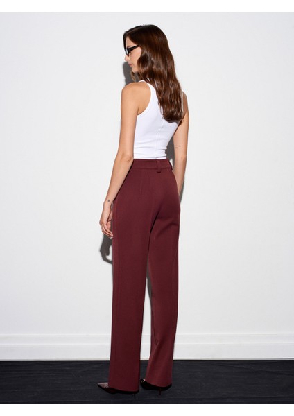 4888 Uzun Pantolon-Bordo fiyatları