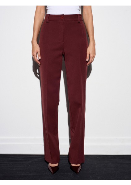 4888 Uzun Pantolon-Bordo indirimleri