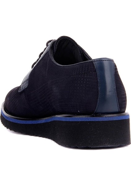 Bağcıklı Lacivert Nubuk Erkek Günlük Ayakkabı 6510 821 908 fırsatları