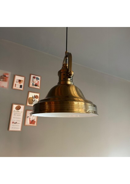 Ulmete Ince Eskitme Başlık Tekli Sarkıt Avize Salon Ofis Otel Restoran Avizeleri Vintage Tasarım fiyatları