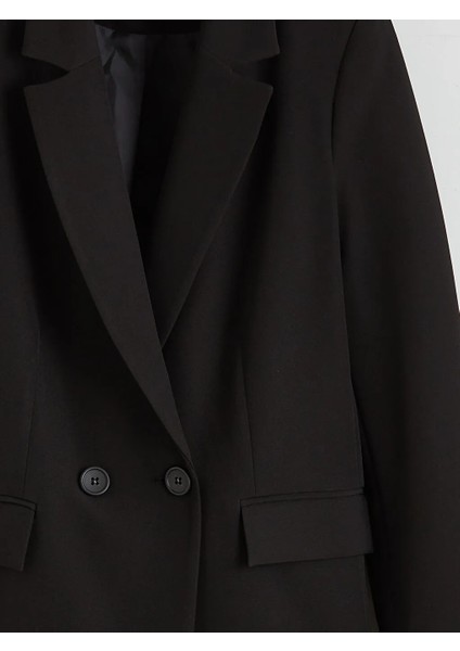 Lcw Vision Siyah Krep Kadın Blazer Ceket fiyatları