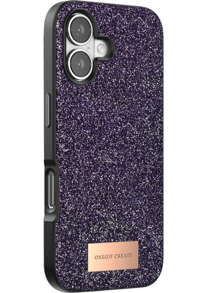 Onegif Iphone 17 Bright Simli Kapak - Derin Mor modelleri