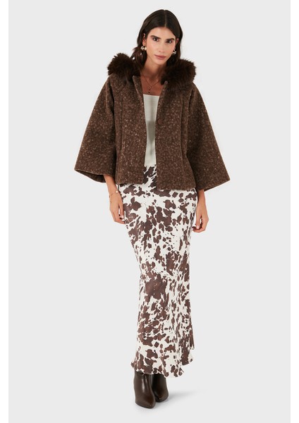 Via Dante Oversize Yumuşak Tüylü Kapüşonlu Truvakar Kol Astarlı Mont Bayan Mont 690919 fiyatları