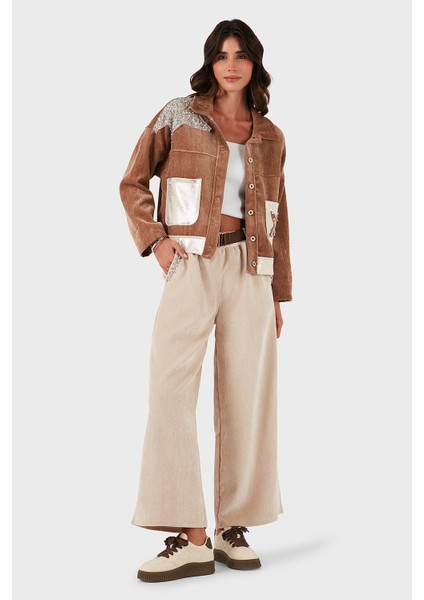 Via Dante Oversize Fit Gömlek Yaka Cep Detaylı Ceket Bayan Ceket 69143740 fiyatları