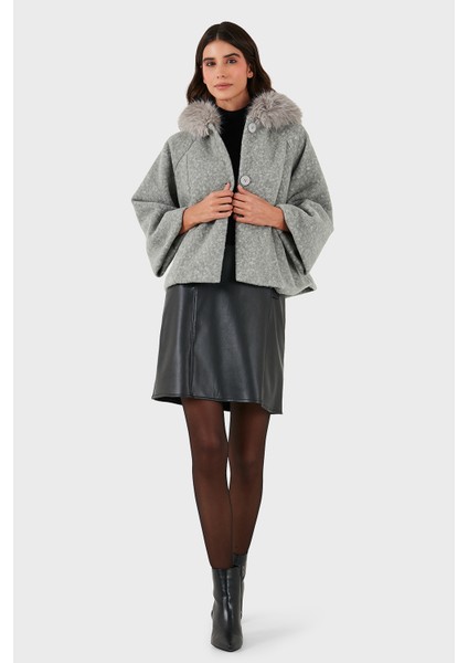 Via Dante Oversize Yumuşak Tüylü Kapüşonlu Truvakar Kol Astarlı Mont Bayan Mont 690919 fiyatları