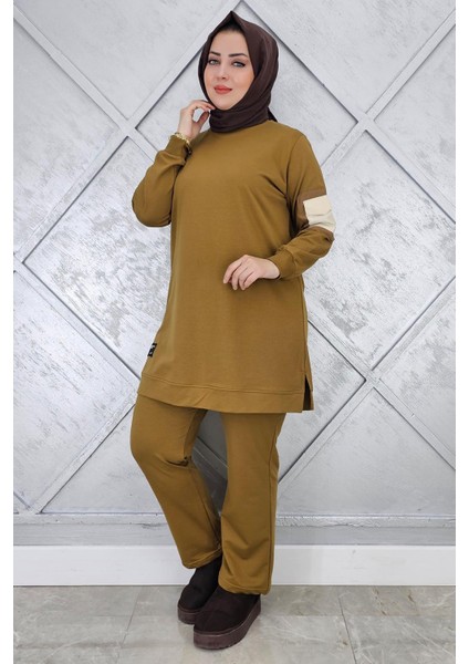 Kadın Kol Cep Detaylı Tesettür Takım fiyatları