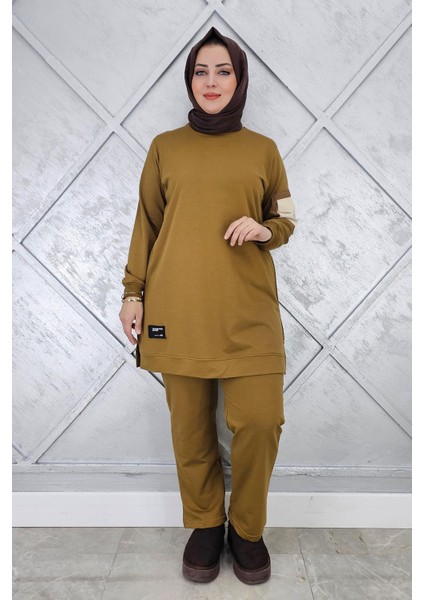 Kadın Kol Cep Detaylı Tesettür Takım modelleri